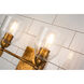 Fun Finial 2 Light 15 inch Gold Leaf with Antique Vanity Light Wall Light